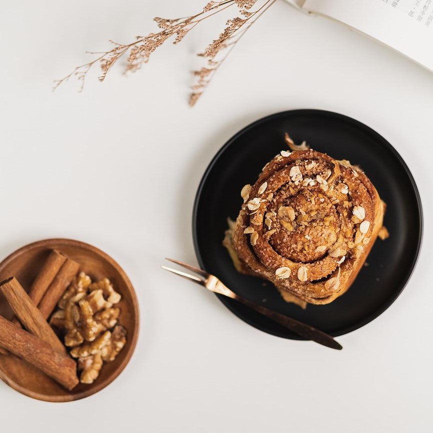 Walnut Cinnamon Roll